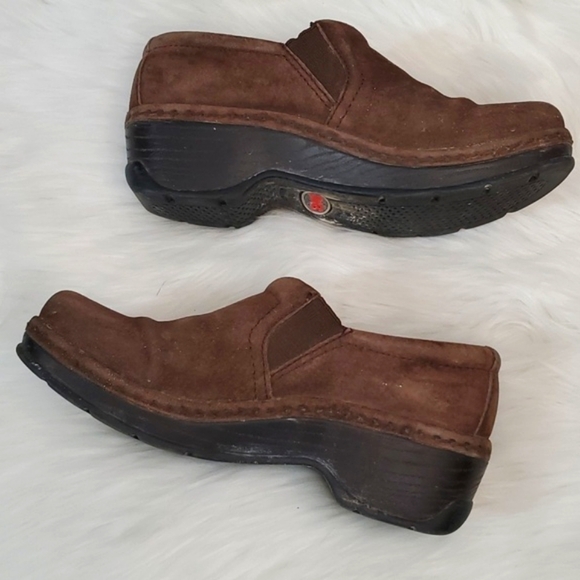 KLOGS MISSION MOCHA MOLE EMBROIDERED LEATHER SUEDE SHOES WOMENS SIZE 7M - Picture 13 of 17